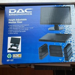 Brand new monitor riser